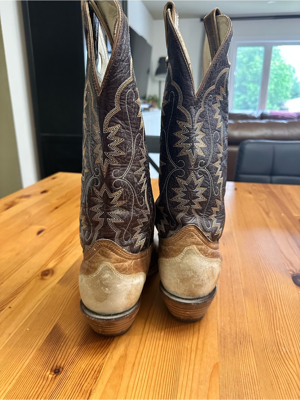 BRAHMA | Buckaroos rawhide cowboy boots - Picture 2 of 5